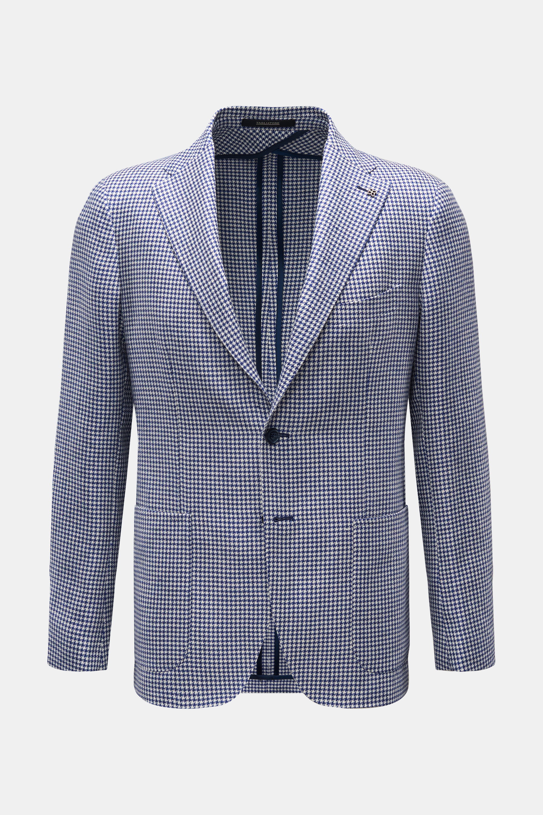Tagliatore Sakko dunkelblau/offwhite kariert