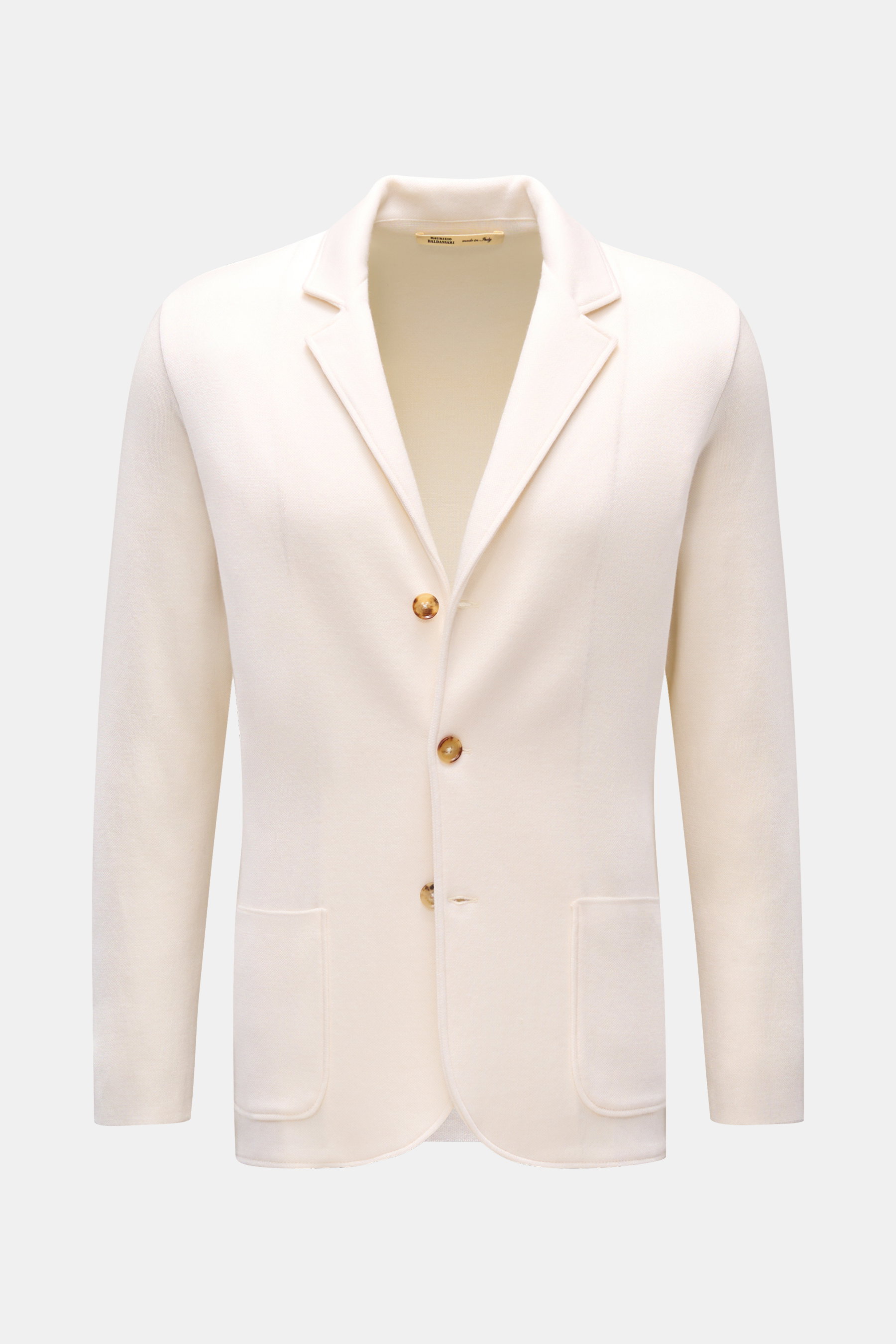 Maurizio Baldassari Cashmere Strickblazer creme