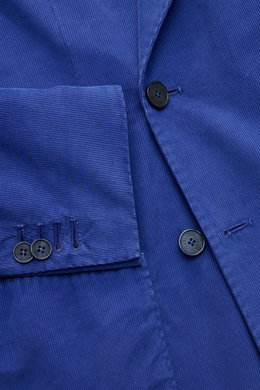 Santaniello Corduroy jacket blue