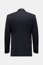 Tom Ford Sakko 'Shelton' anthrazit/blau meliert, Rückansicht, Woll-Seiden-Mix, Slim Fit, tailliert, Zweiknopf, Spitzrevers, Rückenmittelschlitz.