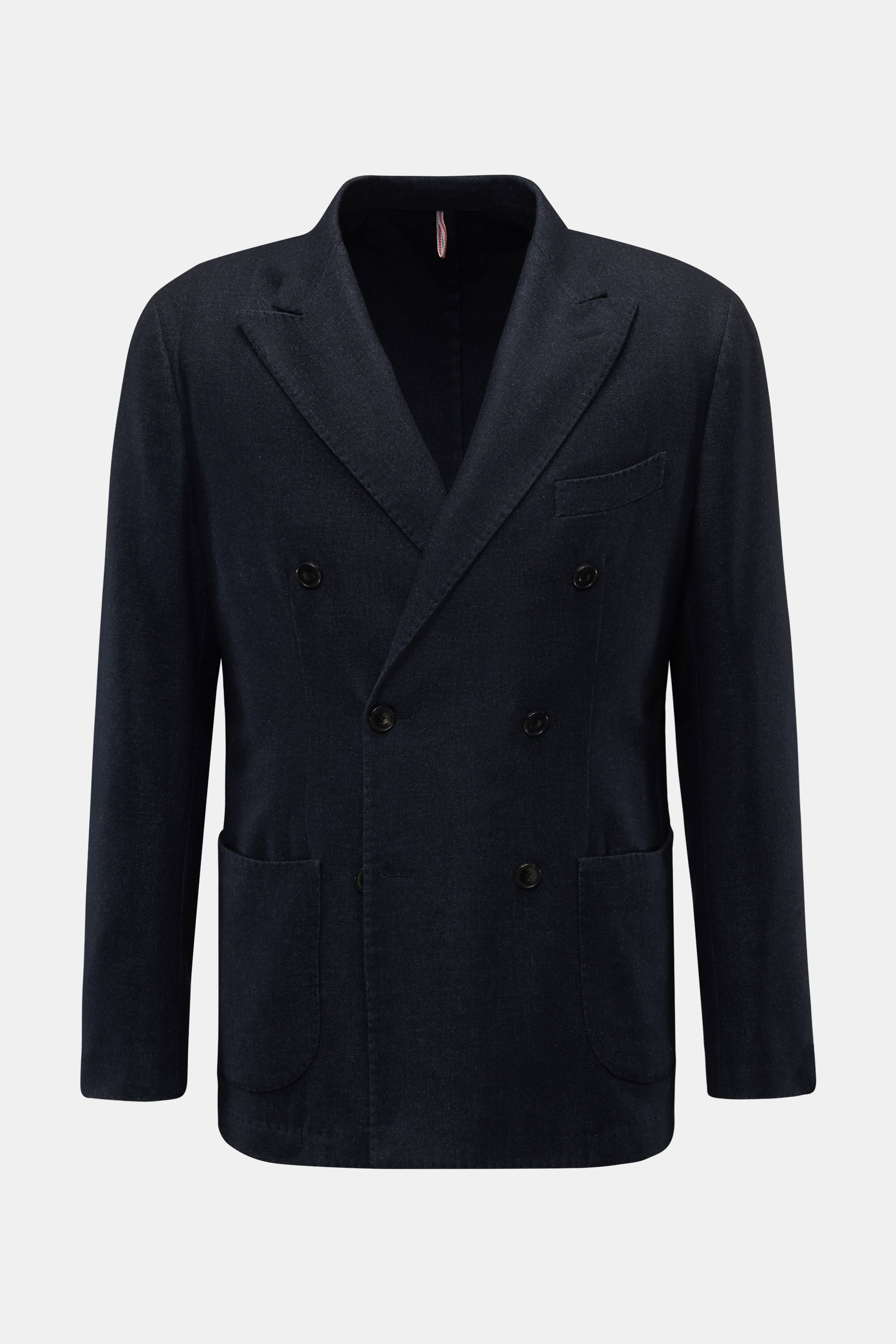 Santaniello Sakko dark navy meliert