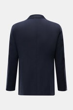 Sipario Sakko 'Ginza' dark navy, Rückansicht, Slim Fit, leichte Viskose-Microfaser, taillierter Drei-Knopf-Stil, fallendes Revers, halb gefüttert.