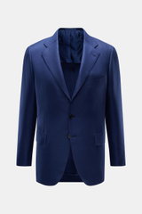 Front view of Cesare Attolini Cashmere smart-casual jacket dark blue, slim fit, three-button style with step lapel and classic breast pocket.

<p>Enjoy luxury from CESARE ATTOLINI: This timeless smart-casual jacket in the finest pure cashmere has been mad
