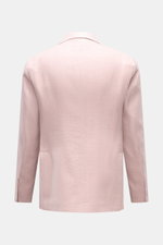 Tagliatore Sakko 'Monte Carlo' altrosa meliert, Rückansicht, Slim Fit, Leinen-Baumwoll-Mix mit Fischgratstruktur, zwei Seitenschlitze, Unconstructed Design.