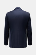 Tagliatore Sakko 'Monte Carlo' navy aus Super 110'S Schurwolle, Slim Fit, Unconstructed Design, Rückansicht, tailliert mit Seitenschlitzen.