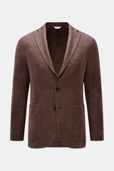 Boglioli Strickblazer braun meliert