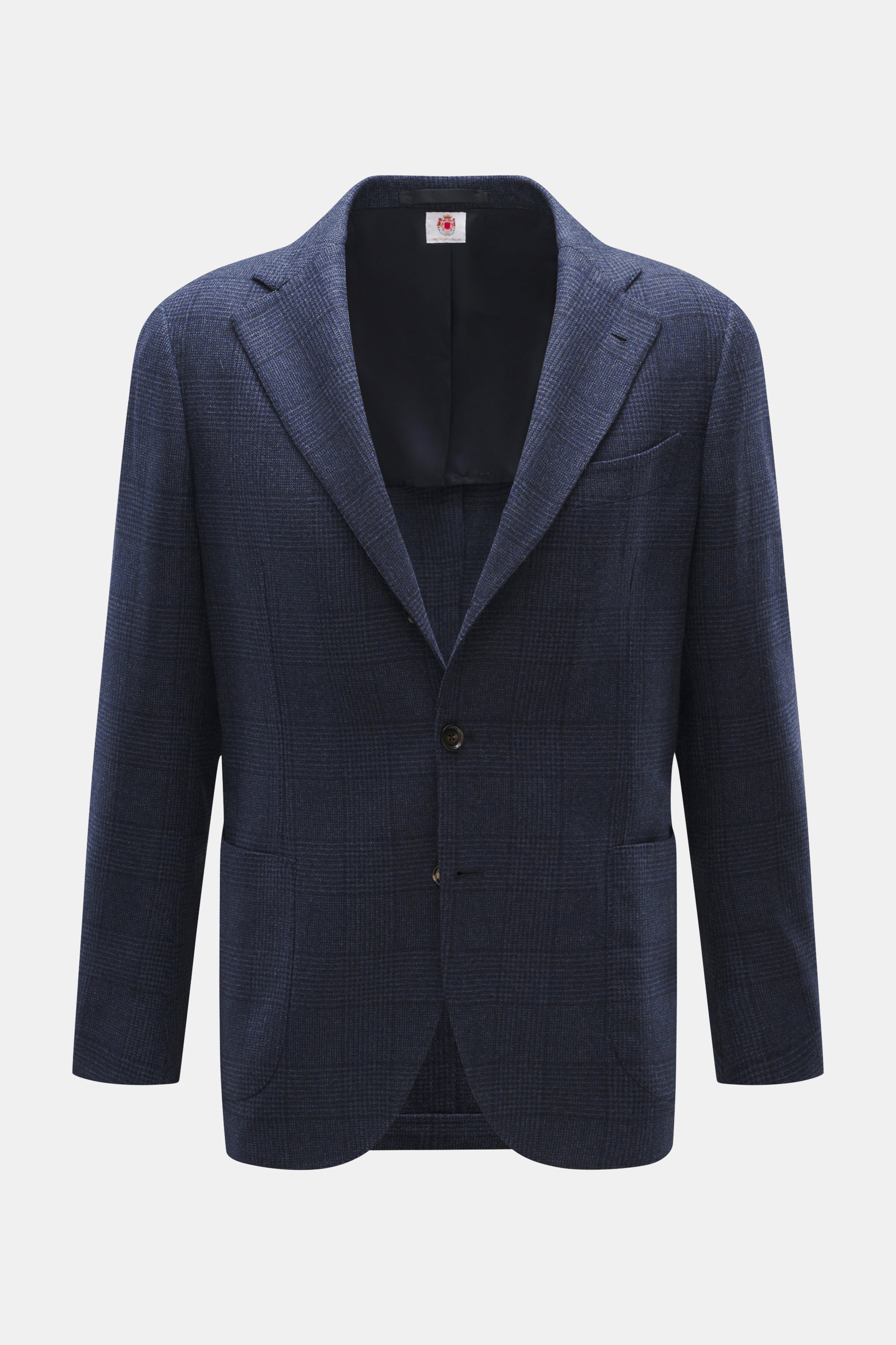 Borrelli Sakko 'Procida' navy/graublau kariert