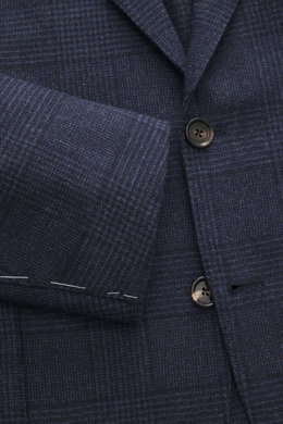 Borrelli Sakko 'Procida' navy/graublau kariert