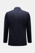 Alt tag (125 characters): Rear view of Tagliatore Blazer navy in pure virgin wool with slim fit and unconstructed design, showing textured fabric.

Description: <p>The double-breasted blazer by TAGLIATORE made of pure virgin wool combines Italian tailorin