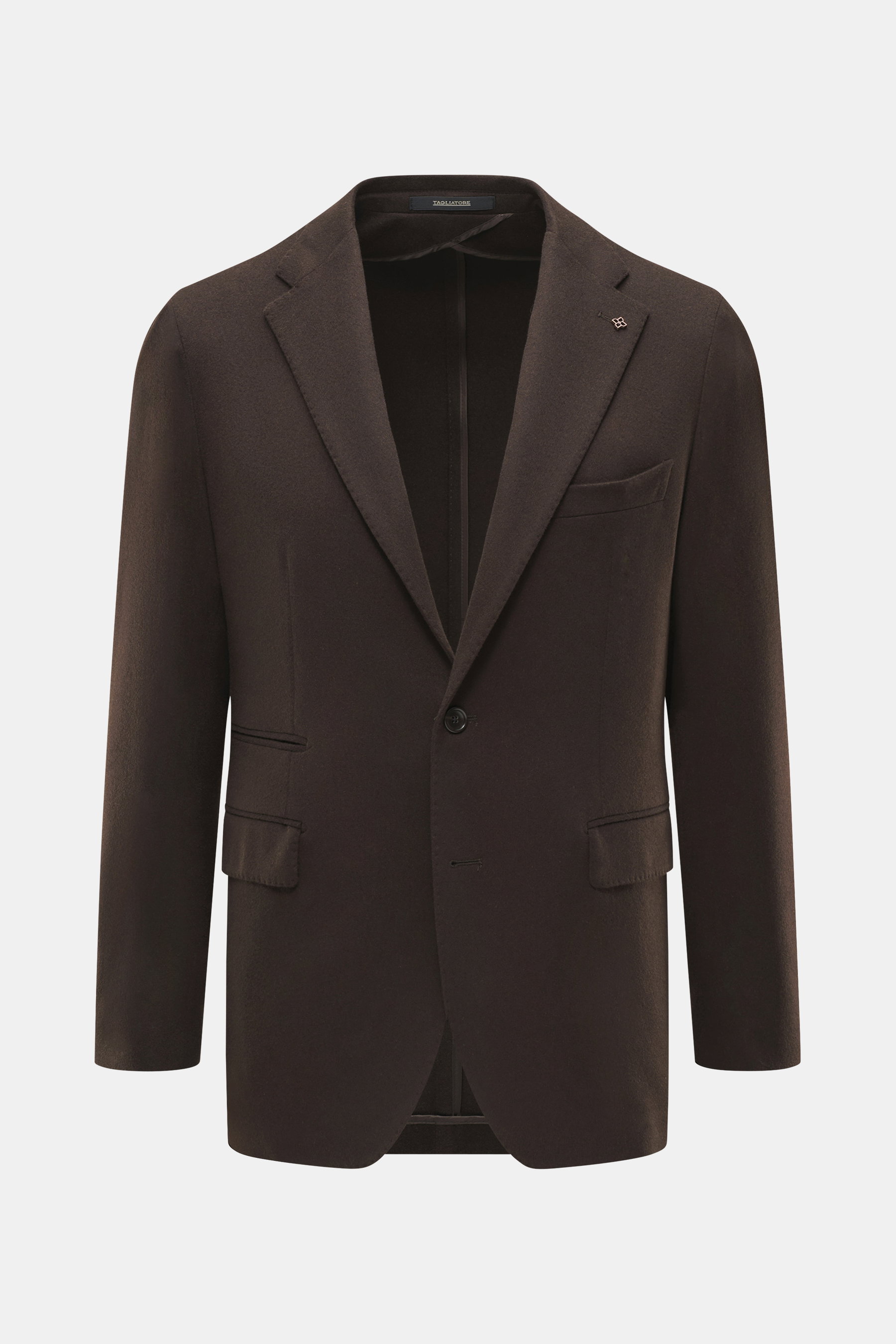 Tagliatore Cashmere Sakko dunkelbraun
