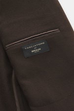 Close-up inside view of the Tagliatore Cashmere Blazer Dark Brown showing the inner chest pocket, label, and soft pure cashmere fabric.

<p>The unconstructed design made from pure cashmere makes this lightweight blazer by TAGLIATORE an exclusive companion