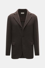 The Row Cashmere Blouson 'Olek' schwarz shown from the front, featuring soft, dense cashmere felt with oversized fit, raglan sleeves, and flap pockets. Meisterhafte Handwerkskunst in doppelter Verarbeitung: reiner Cashmere, weicher Griff, Zwei-Wege-Reißve