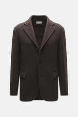 The Row Cashmere Blouson 'Olek' schwarz shown from the front, featuring soft, dense cashmere felt with oversized fit, raglan sleeves, and flap pockets. Meisterhafte Handwerkskunst in doppelter Verarbeitung: reiner Cashmere, weicher Griff, Zwei-Wege-Reißve
