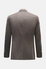 Back view of the Windsor Merino Sakko 'Salernos' navy jacket, showing its soft merino wool Slim Fit fabric and unconstructed design. 

Description: <p>Gewohnt klassisch mit WINDSOR: Das Sakko 'Salernos' im zweireihigen Drei-Knopf-Stil aus hochwertiger M