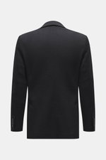 Circolo 1901 Strickblazer dark navy, Rückansicht, edler Woll-Mix mit tonalem Prince-of-Wales Muster, Slim Fit, Unconstructed-Design.