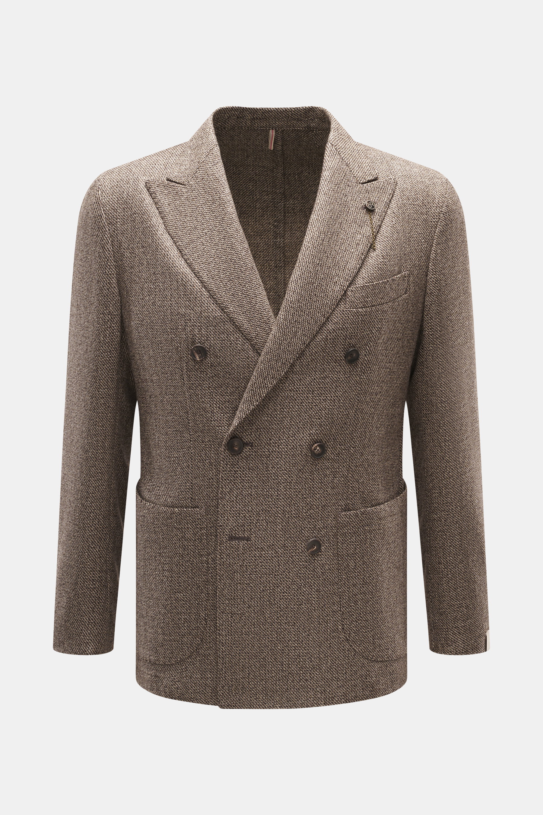Santaniello Sakko beige/braun meliert