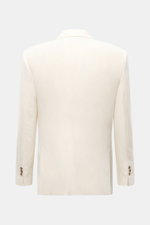 Rear view of Ami Paris Smart-casual jacket cream in slim fit, blend of viscose and linen, showing step lapel and cuffs with buttons.

Description: <p>Versatility for summer: This smart-casual jacket by AMI PARIS combines a classic cut with practical pocke