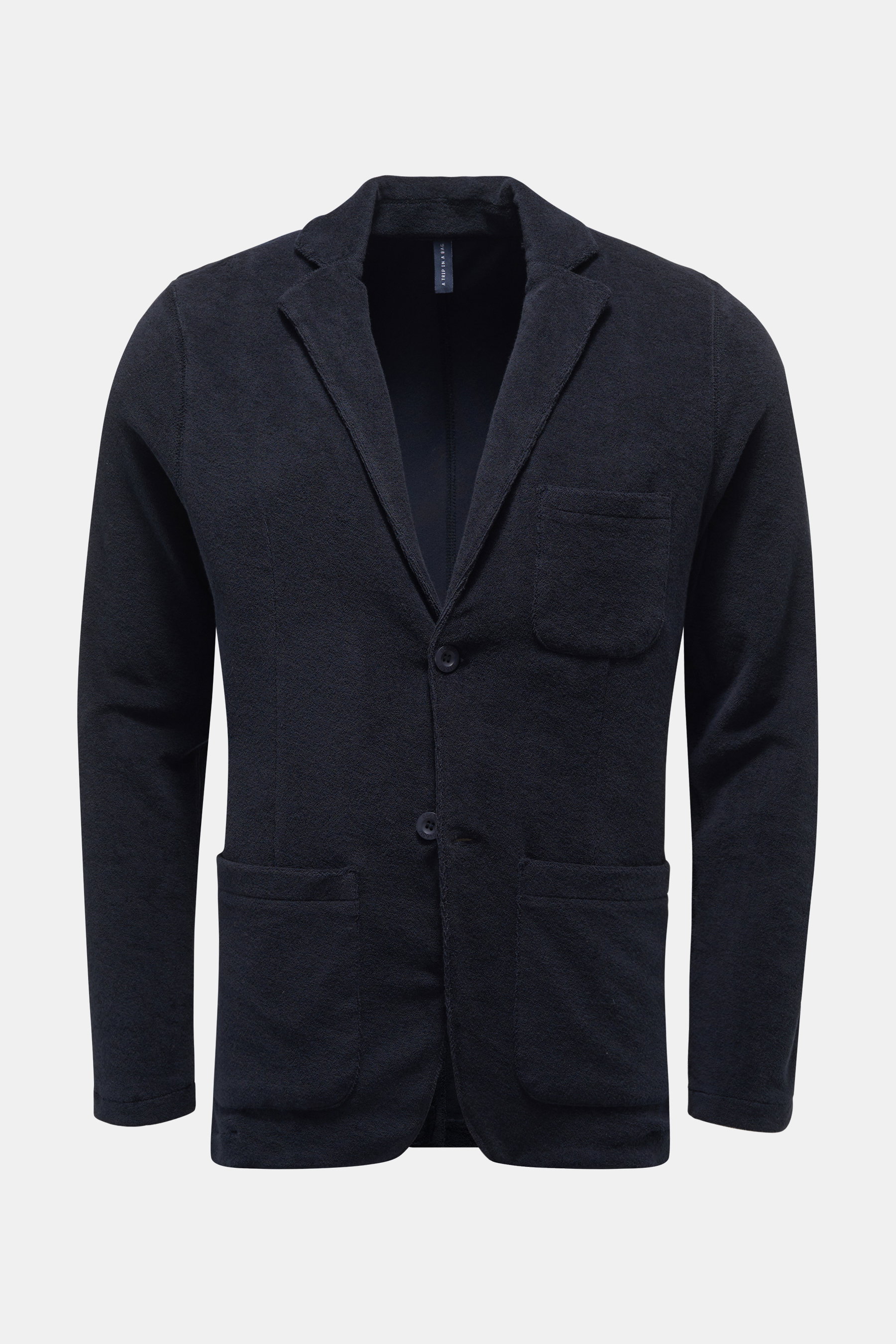 04651/ A trip in a bag Frottee-Blazer 'Terry Blazer' navy
