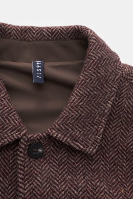 04651/ A trip in a bag Jacke bordeaux/hellbraun