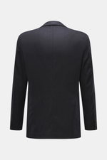 Rückansicht des Windsor Sakko 'Giorno' dark navy meliert, Slim Fit, Mix aus Wolle und Microfaser, fallendes Revers, Unconstructed Design.