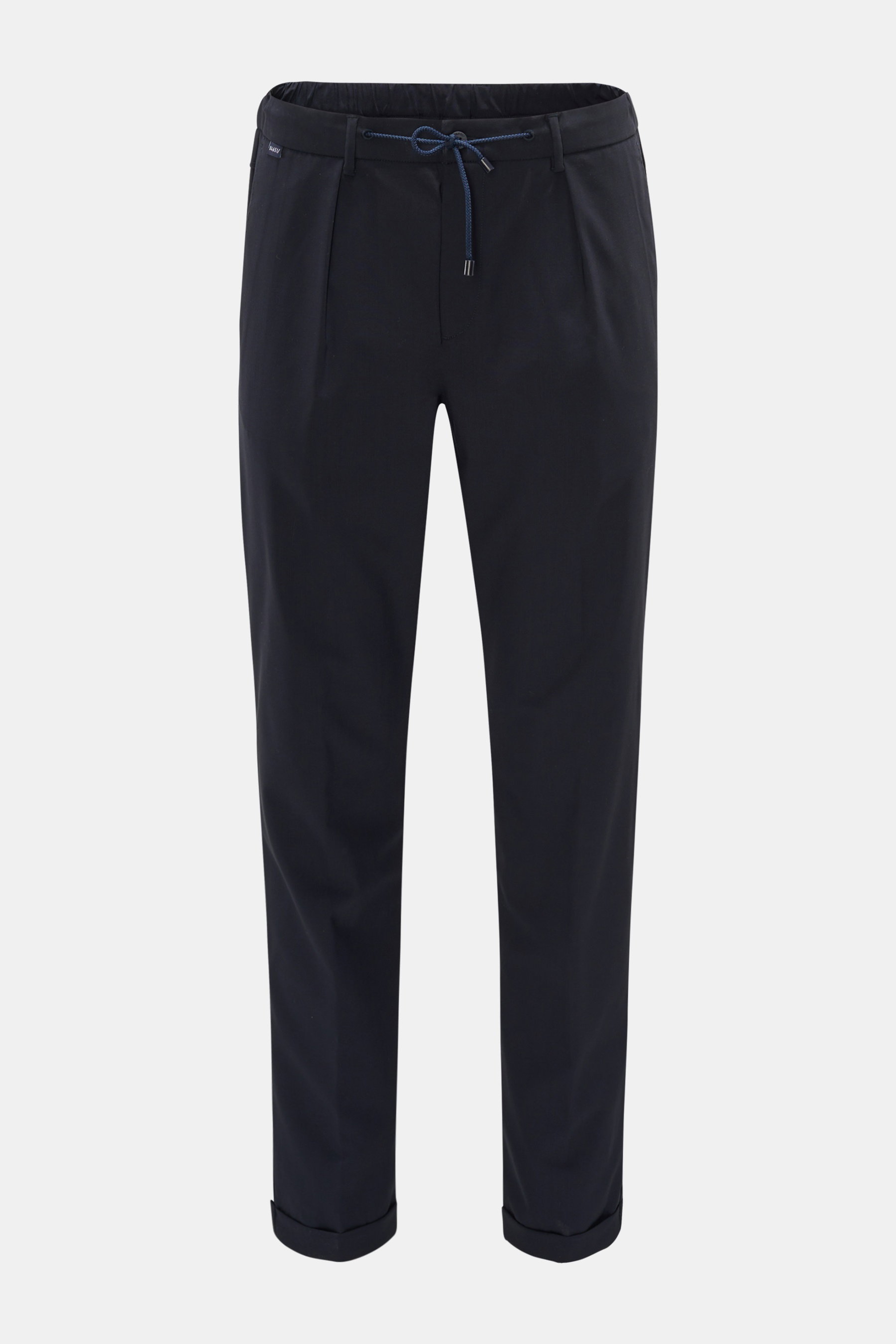 04651/ A trip in a bag Woll-Joggpants dark navy