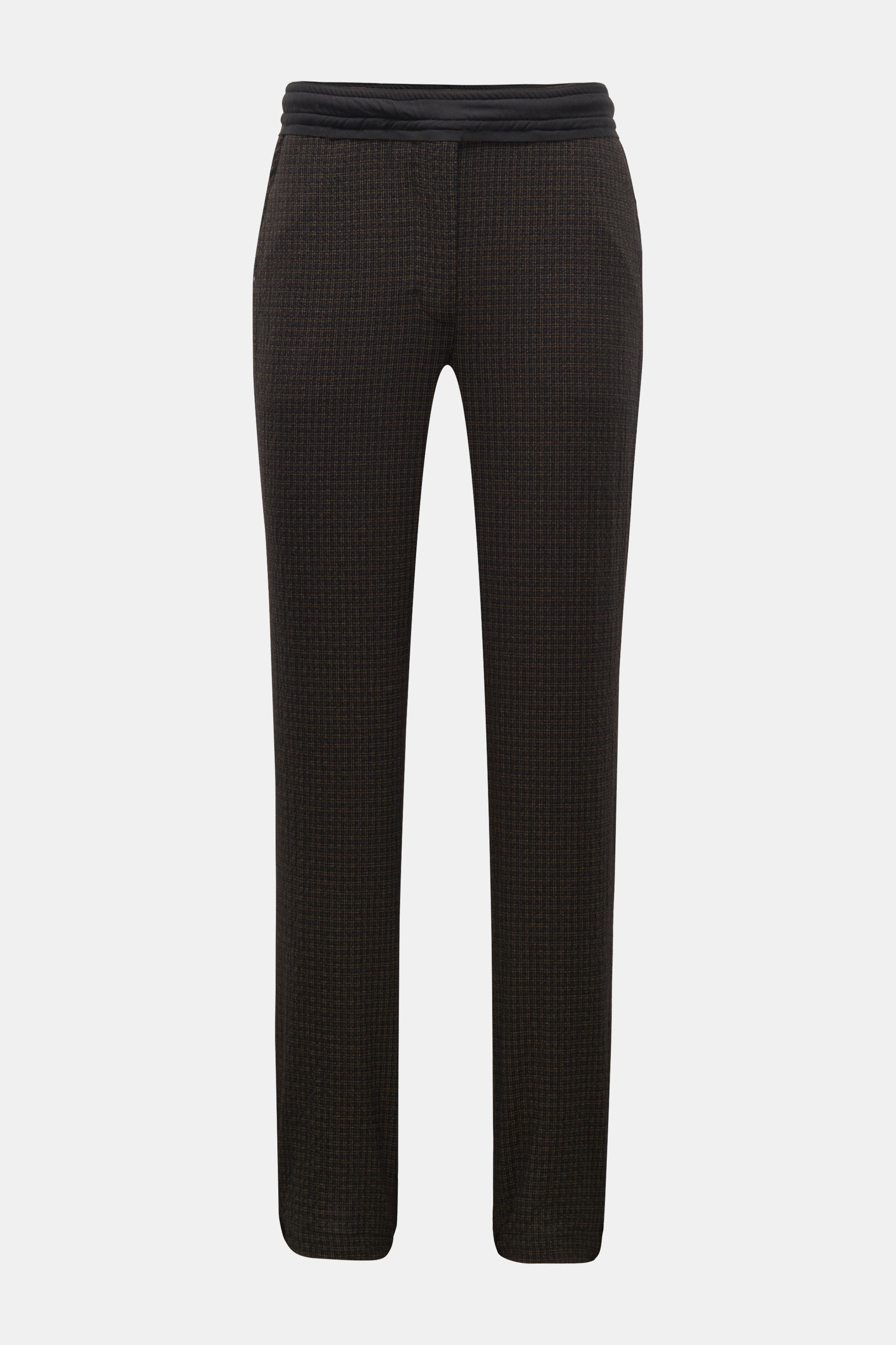 Schnayderman’s Jogger pants black/yellow checked