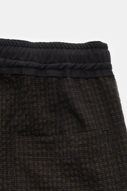 Schnayderman’s Jogger pants black/yellow checked