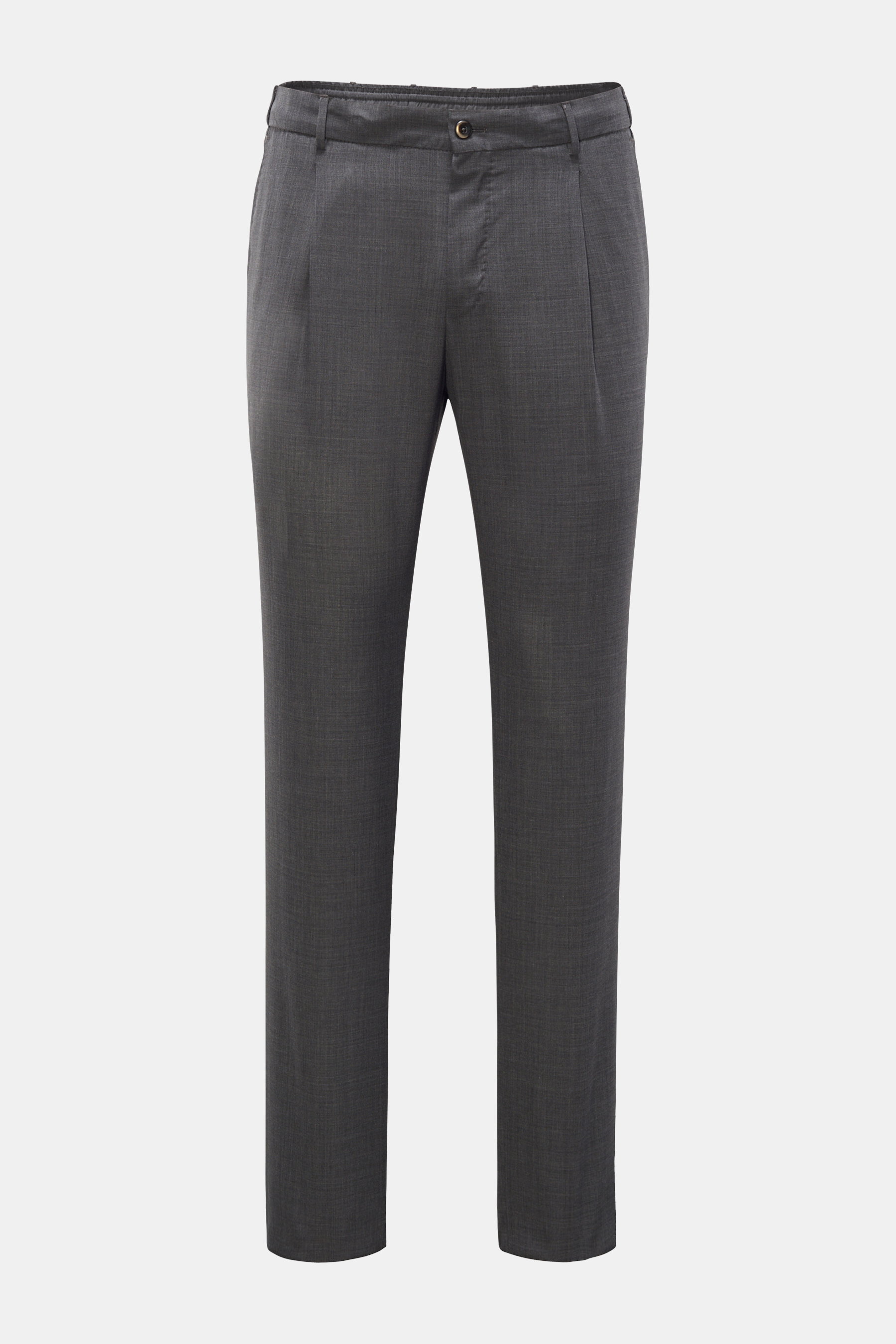PT Torino Woll-Joggpants 'Slim Fit' dunkelgrau