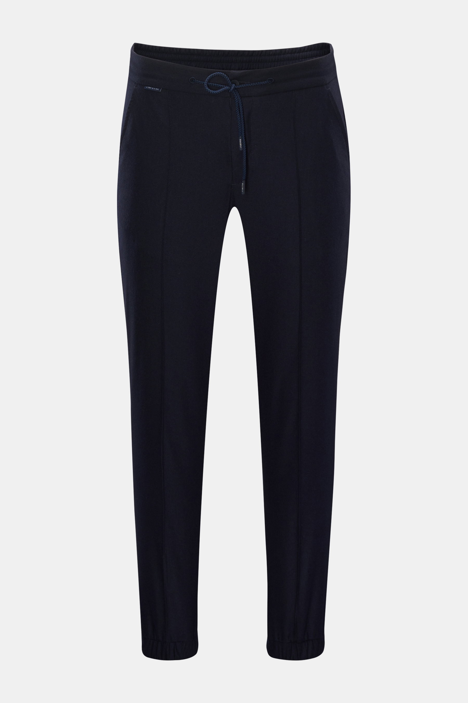 04651/ A trip in a bag Flanell-Joggpants navy