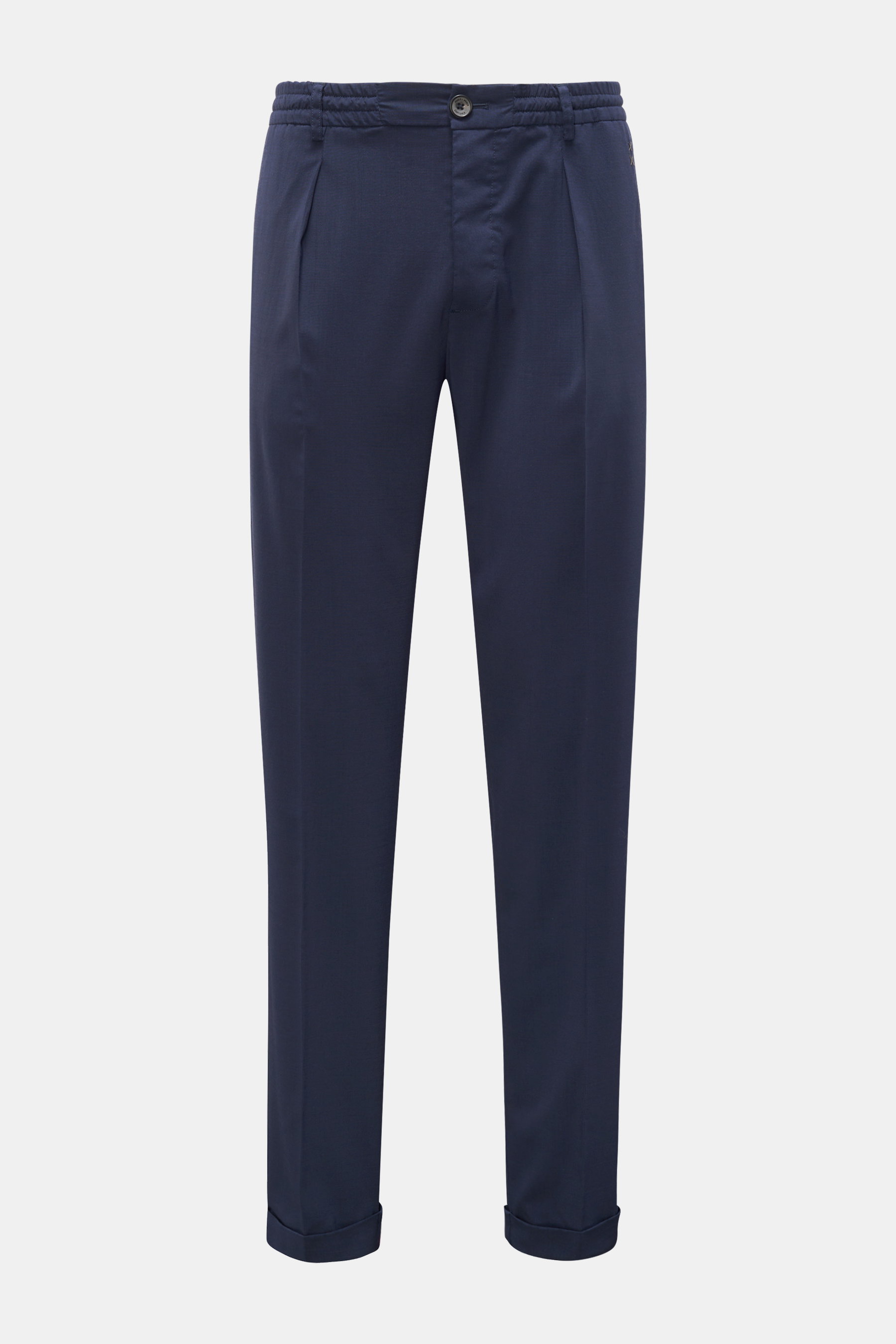 Weber+Weber Woll-Joggpants 'Fresco Comfort Slacks' navy
