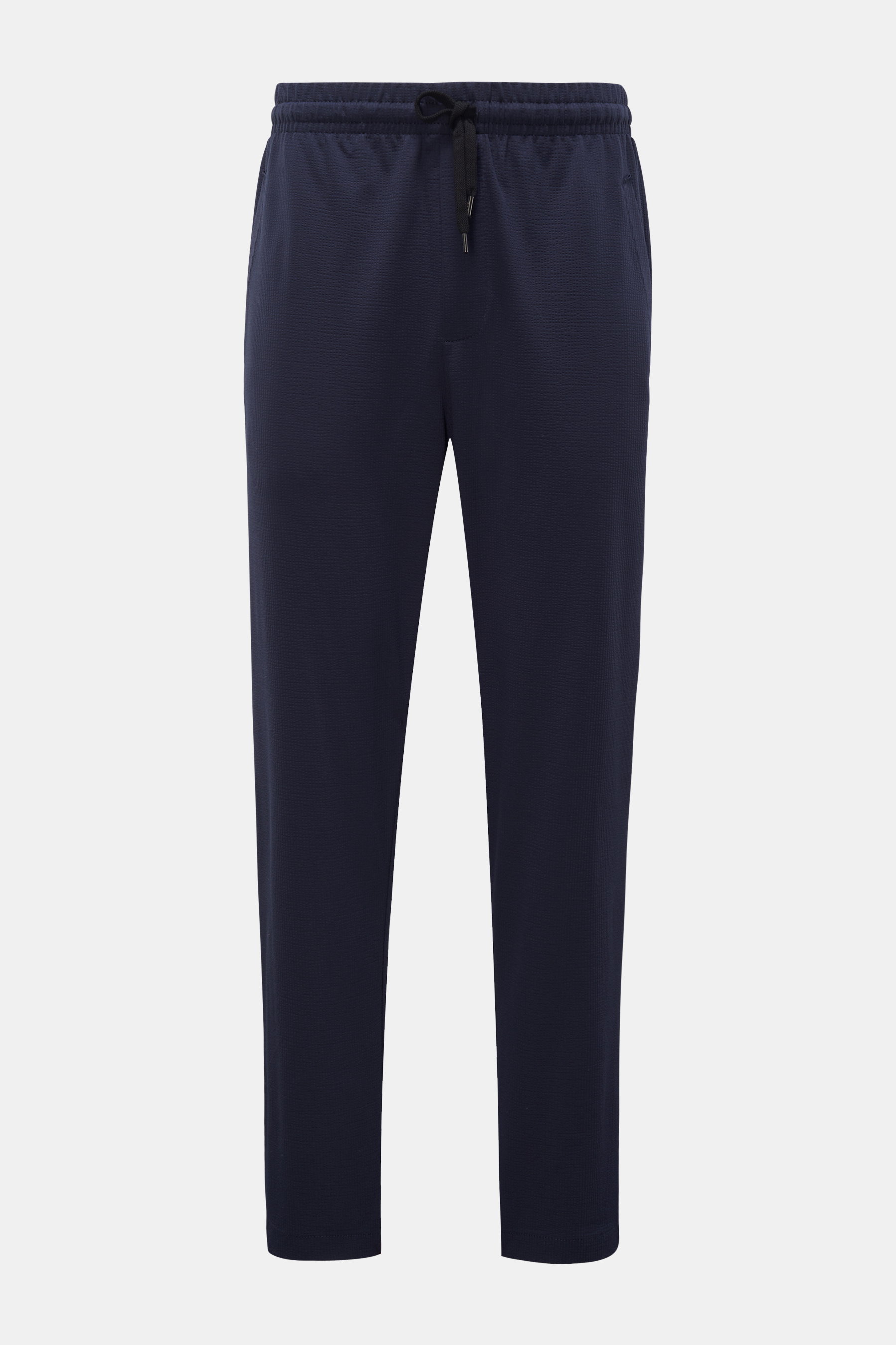 Harris Wharf London  Seersucker-Joggpants 'Coolmax Seersucker' navy