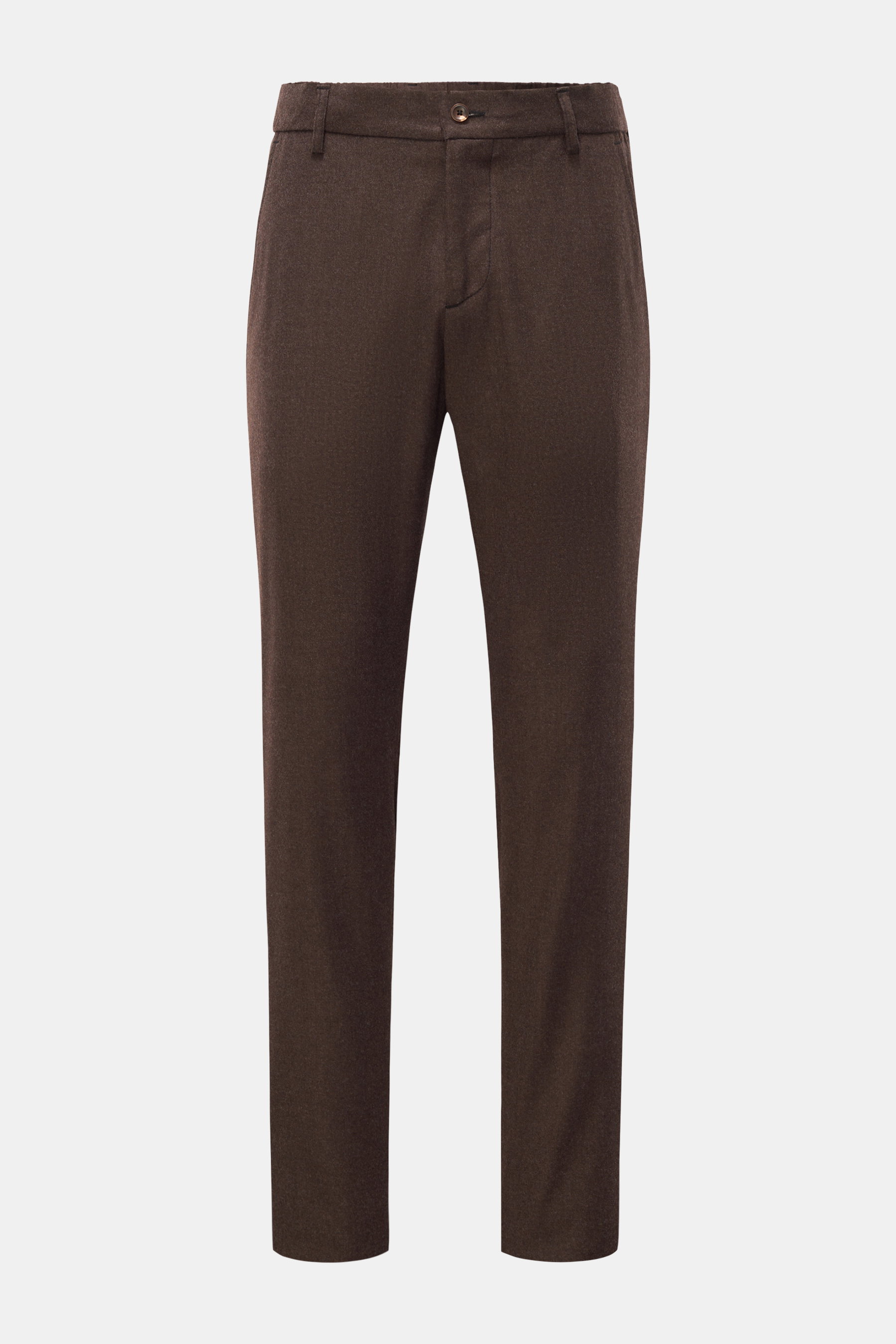 Marco Pescarolo Woll-Joggpants 'Manu' dunkelbraun