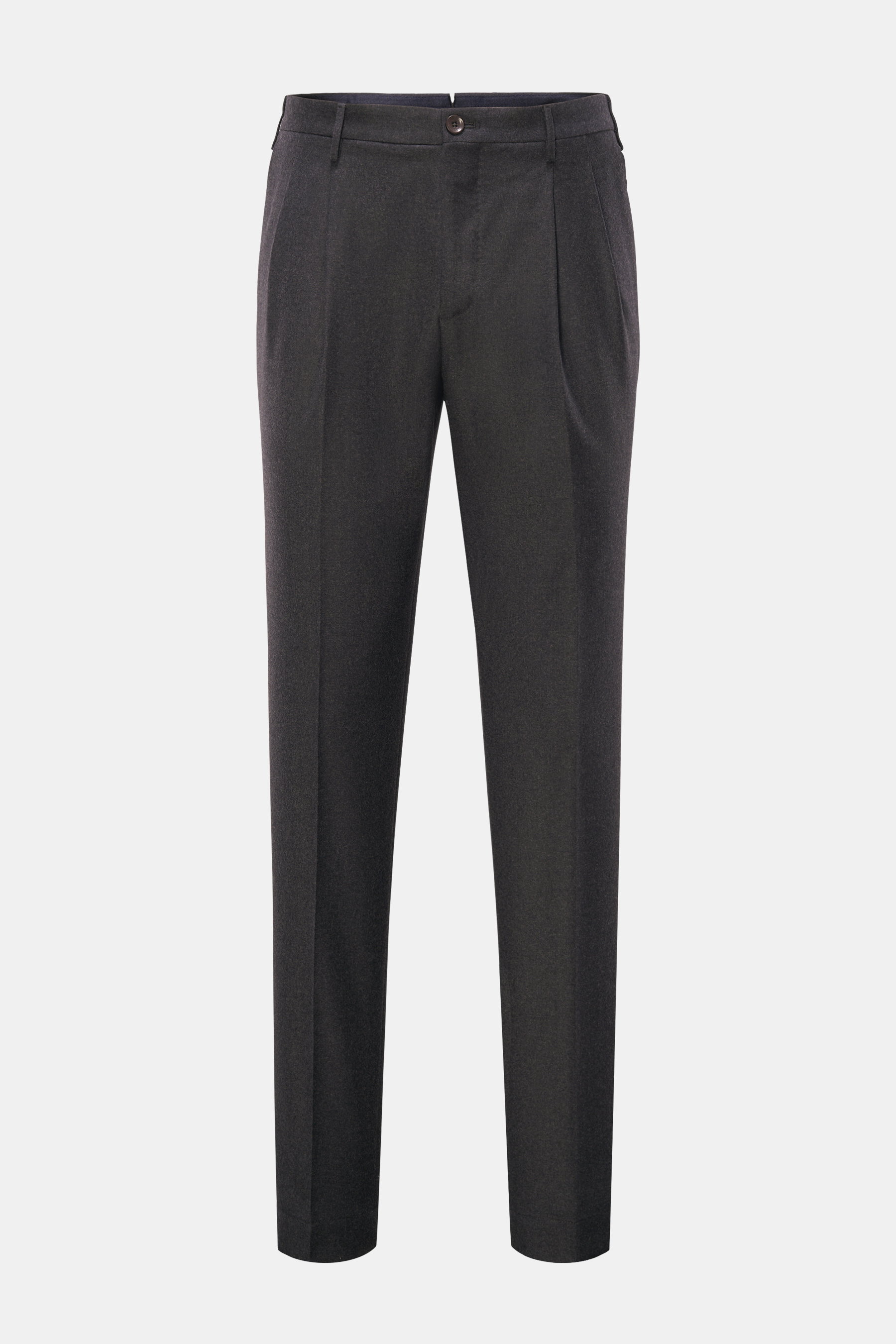 Incotex Wool trousers 'Tapered Fit' dark grey