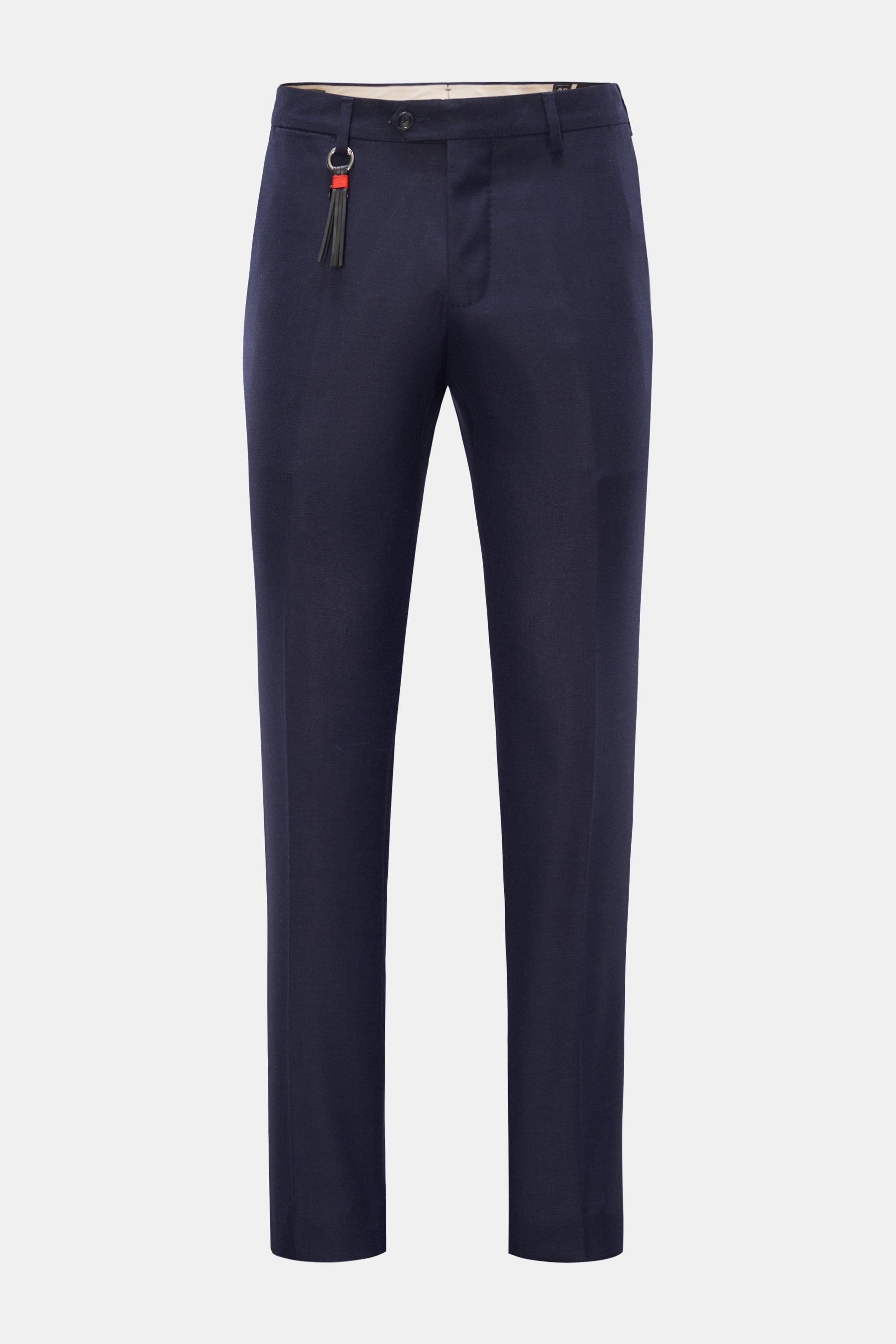 Marco Pescarolo Wollhose 'Slim 80' navy