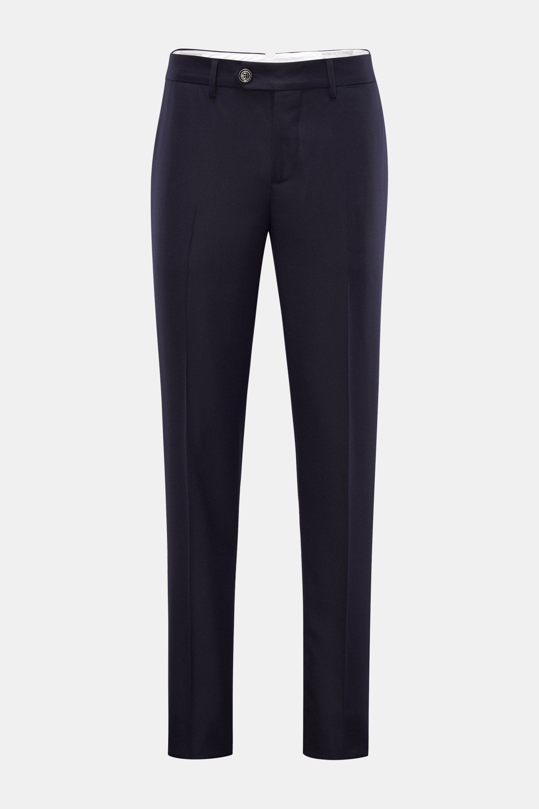 Brunello Cucinelli Wollhose 'Italian Fit' navy