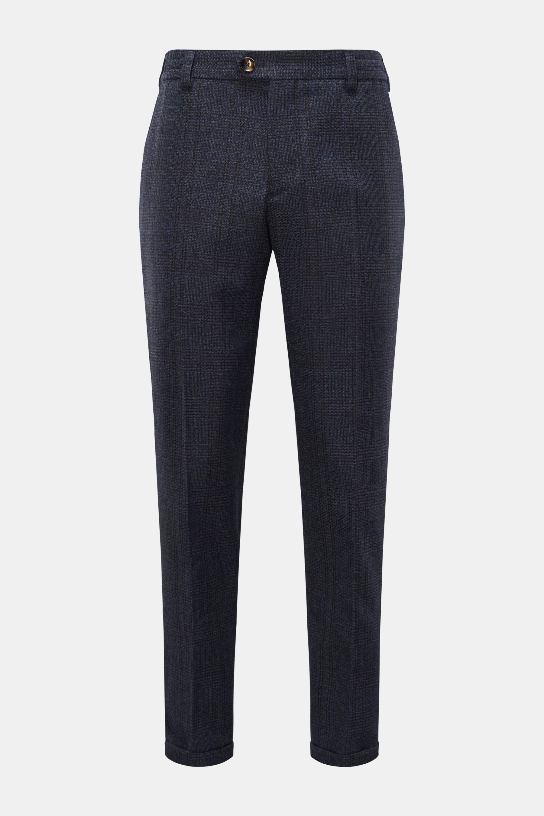 PT Torino Wollhose 'The Rebel' navy/braun kariert