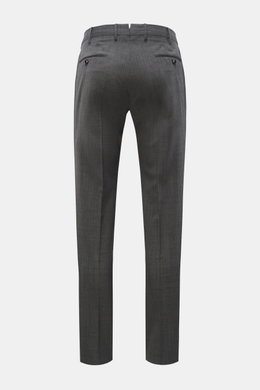 PT Torino Wool trousers 'Slim Fit' grey mottled
