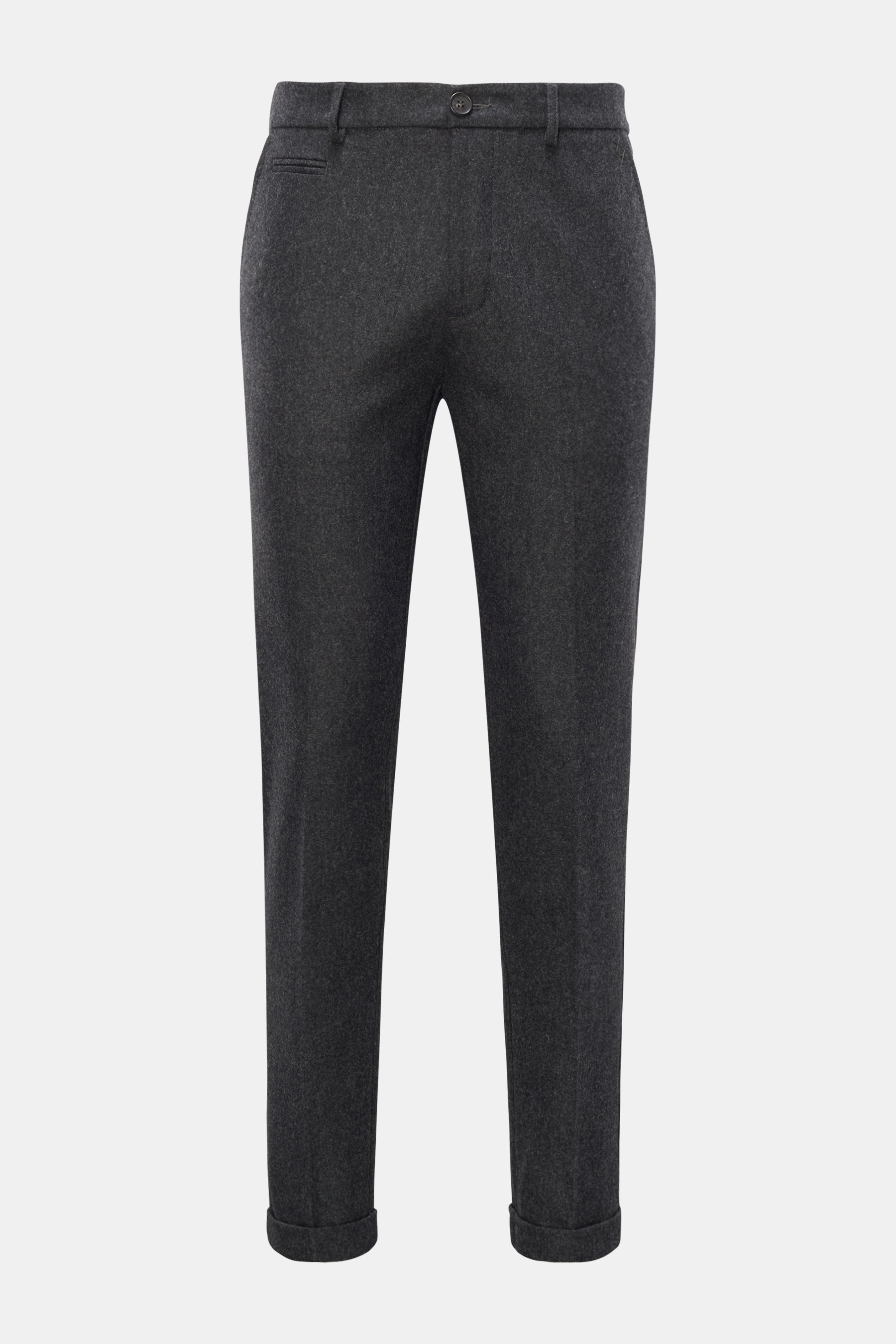 Weber+Weber Hose 'Felted Wool' dunkelgrau