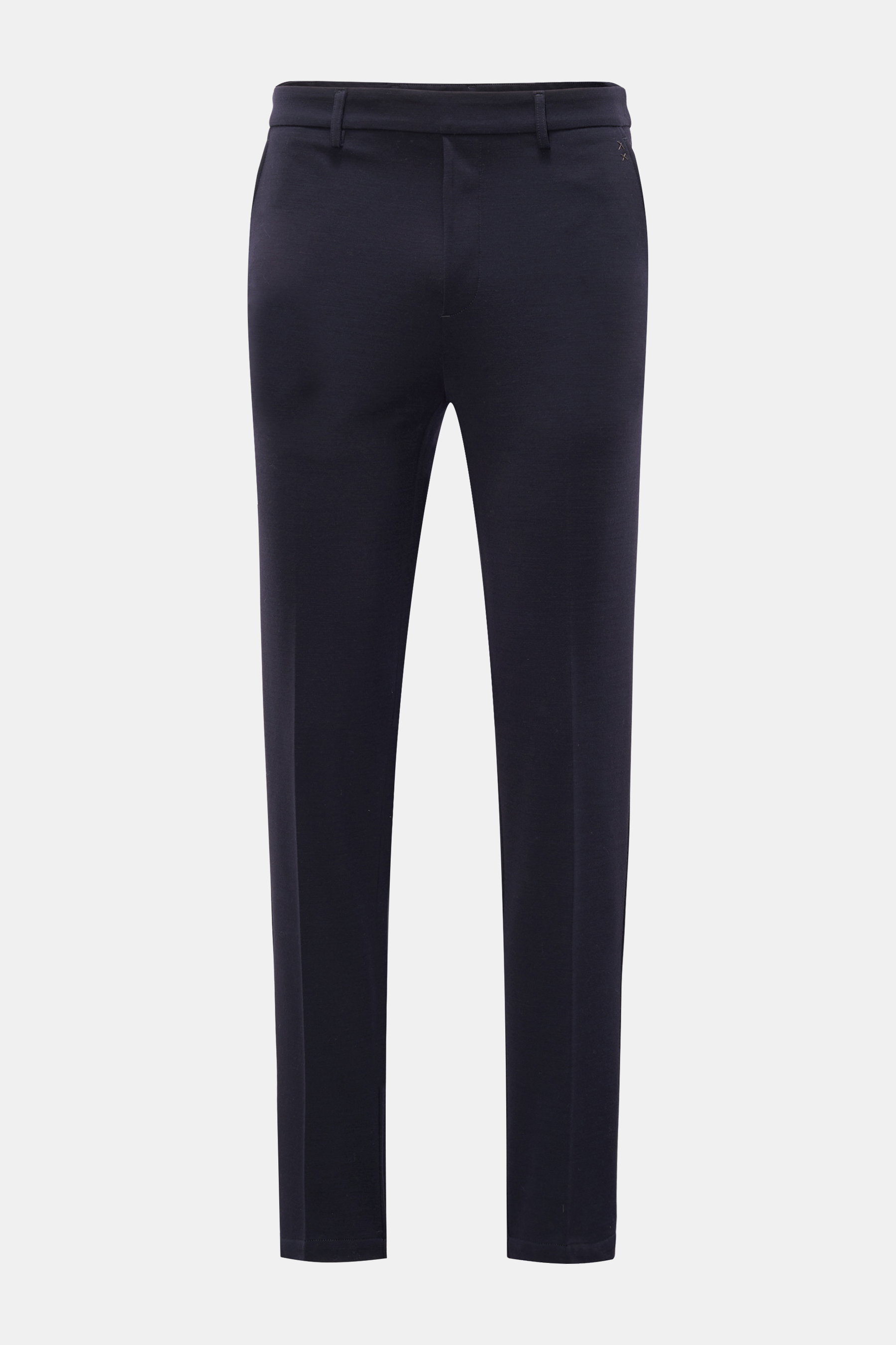 Weber+Weber Woll-Joggpants 'Travel Luxe Chinos' navy