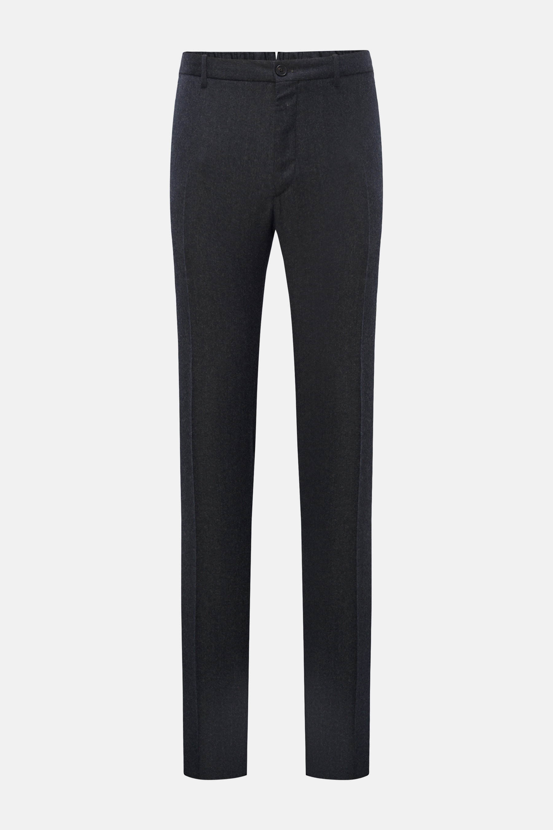 Incotex Woll-Joggpants 'Slim Fit' anthrazit meliert