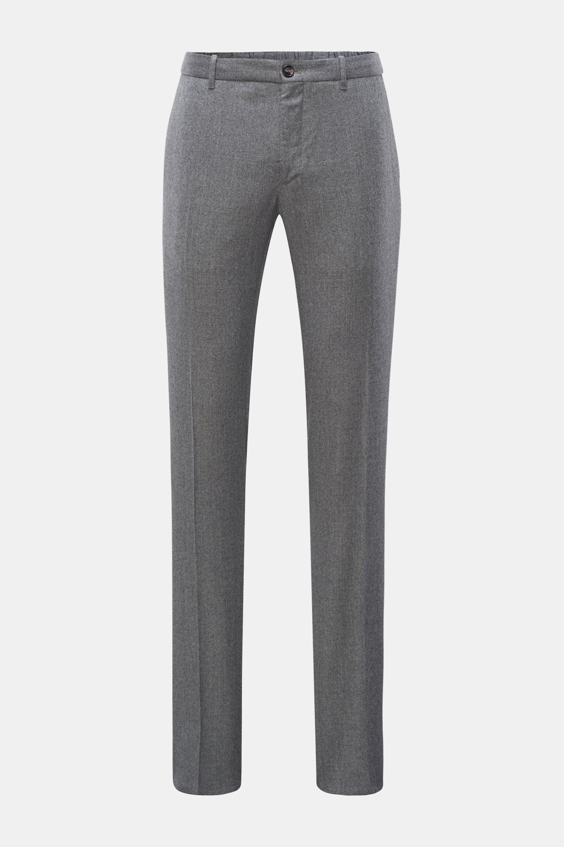 Incotex Woll-Joggpants 'Slim Fit' grau meliert