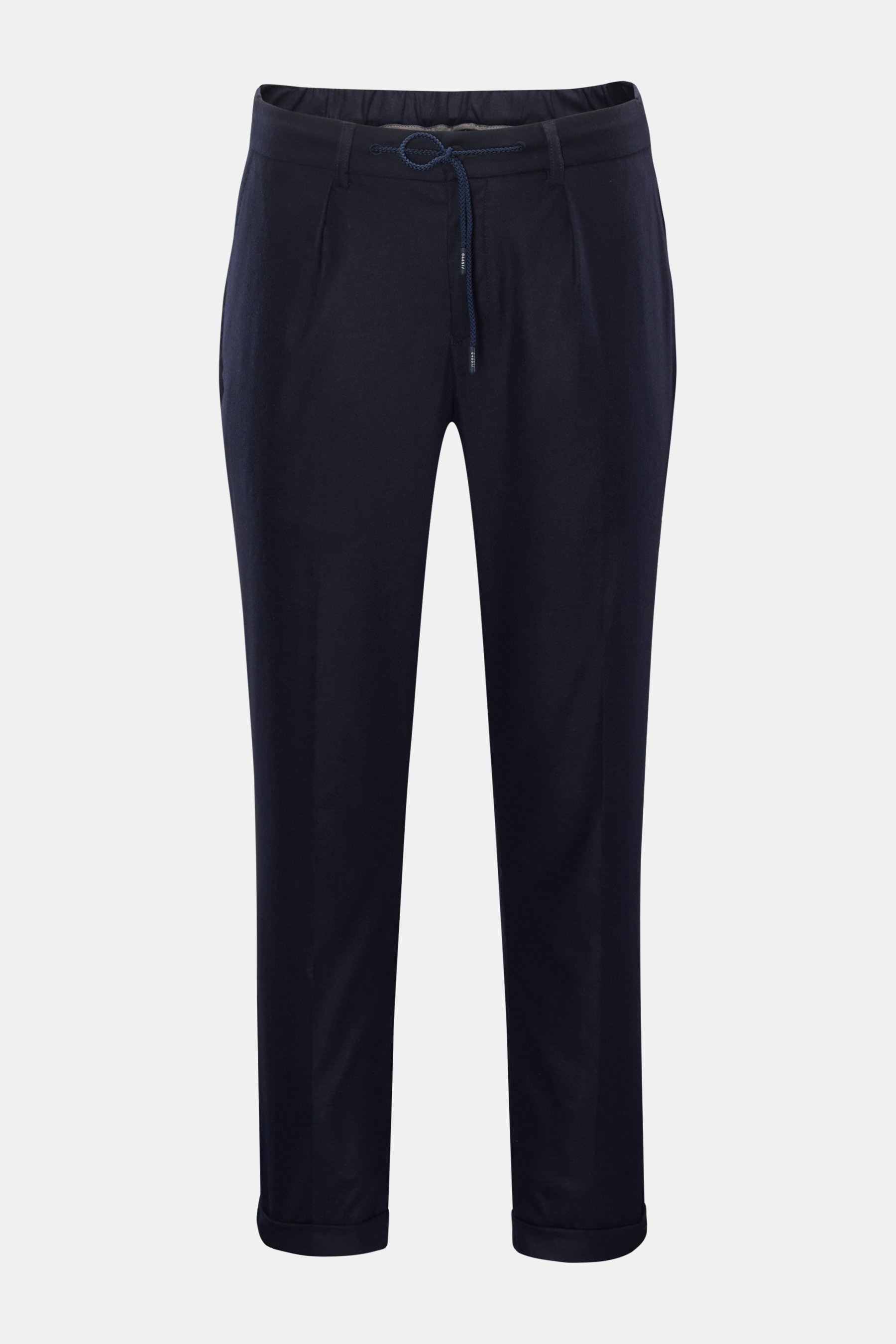 Flanell-Jogpants navy
