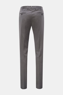 PT Torino Wool trousers 'Slim Fit' dark grey mottled