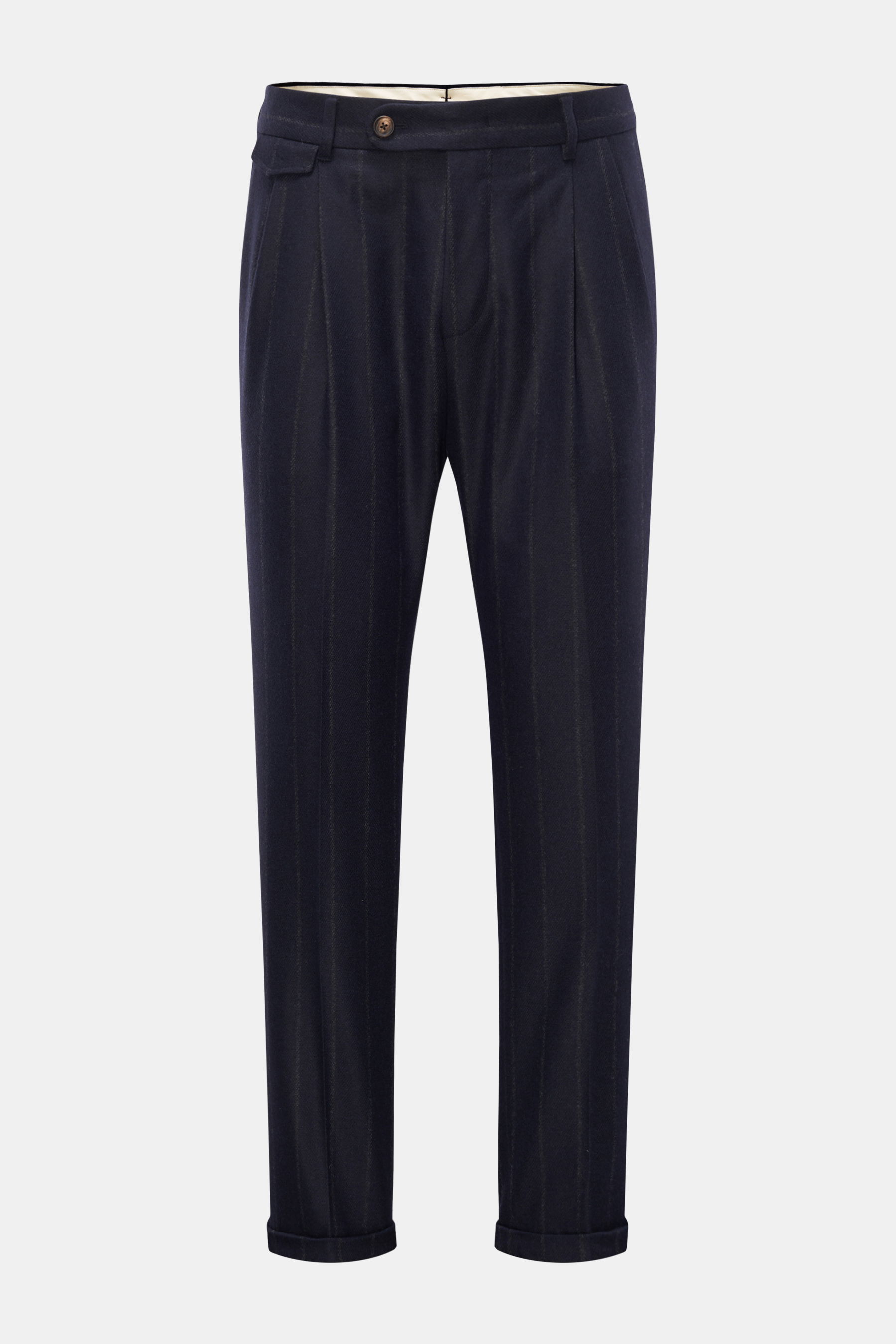 Windsor - Herren - Hose %27Serpo%27 dark navy/grau gestreift