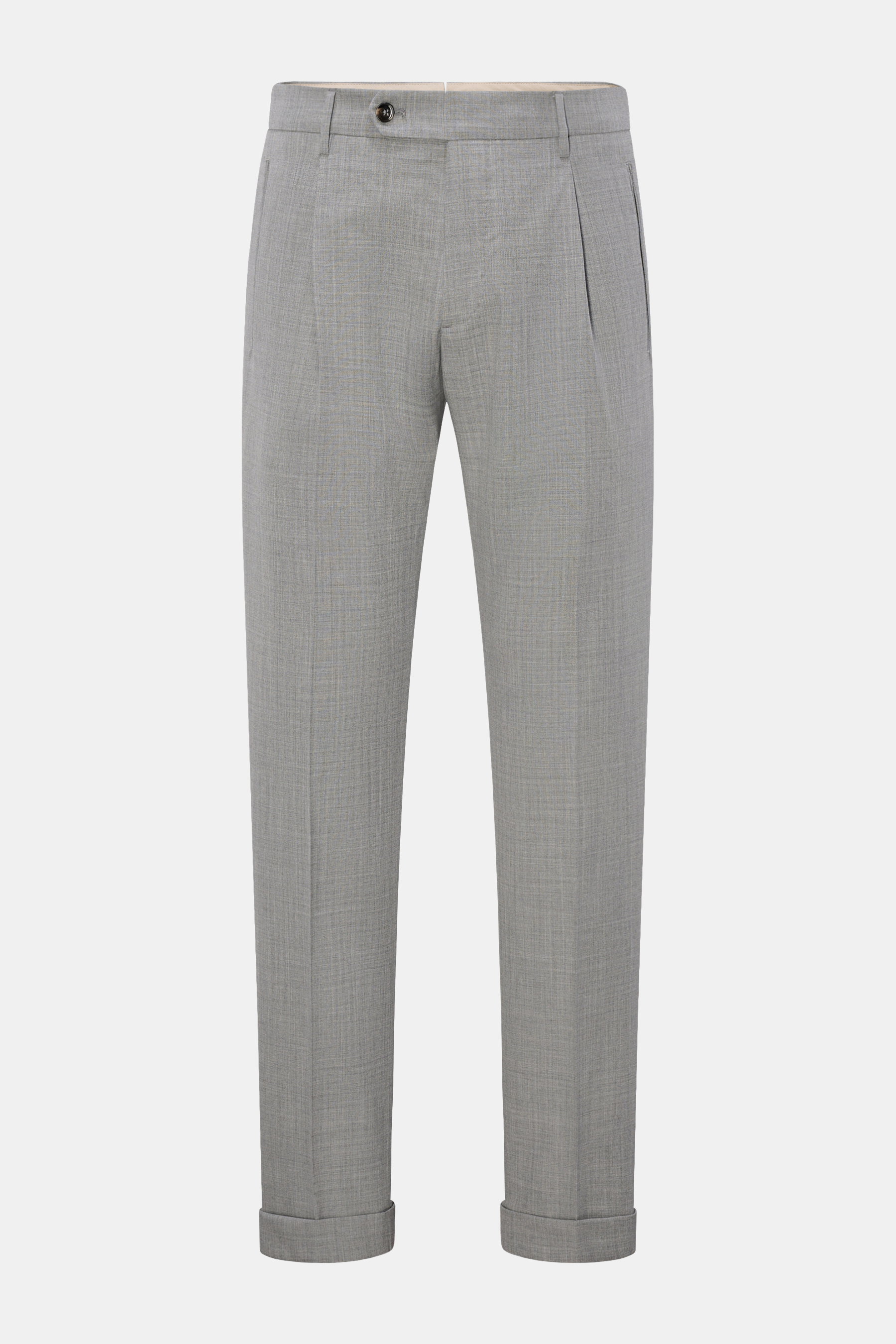 Berwich Wollhose 'Retro Long' grau meliert