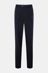 Brunello Cucinelli Wollhose 'Leisure Fit' navy