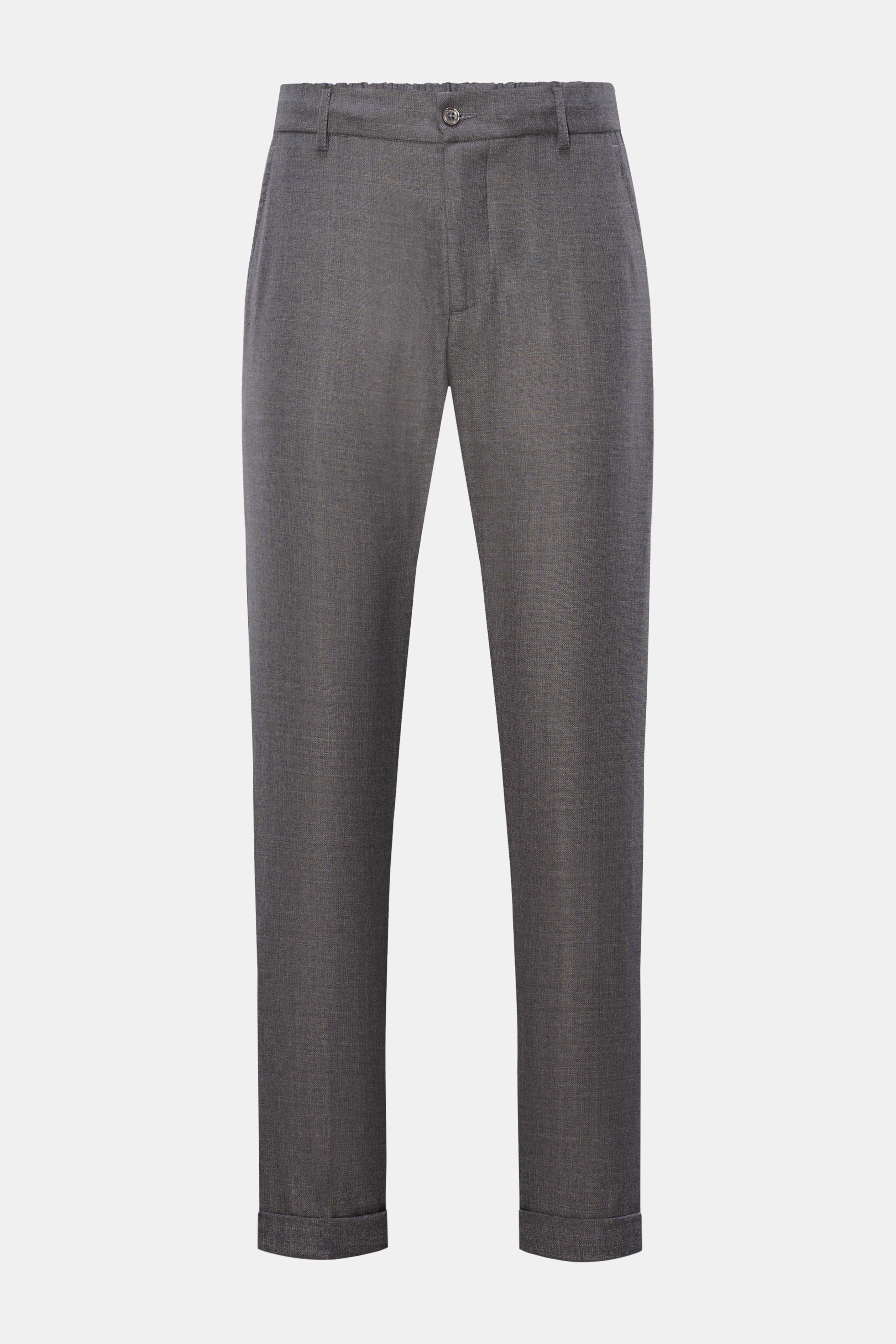 Woll-Jogpants 'Manu' grau meliert