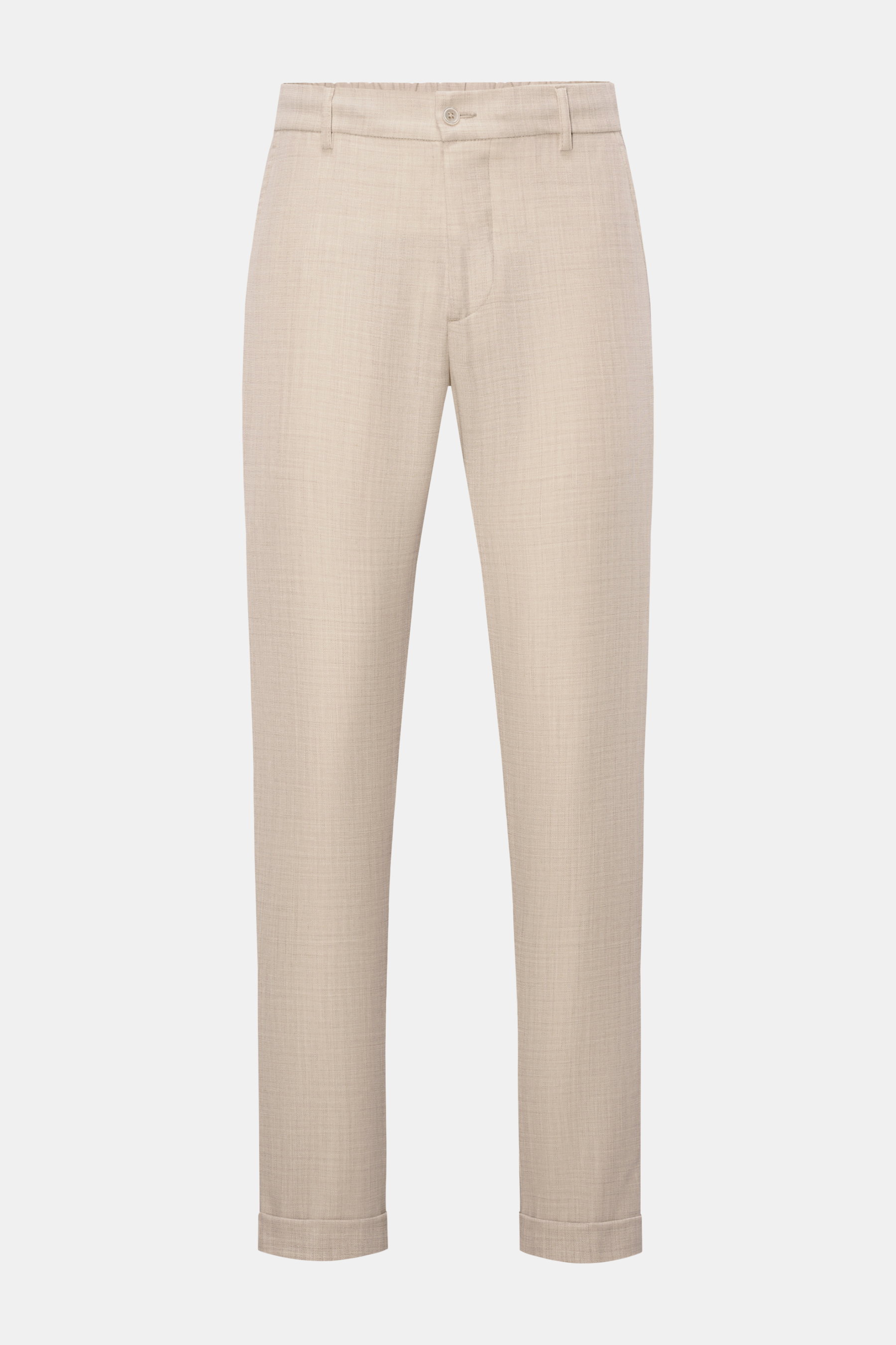 Marco Pescarolo Woll-Jogpants 'Manu' sand meliert