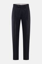 PT Torino Wool trousers 'Union Fit' navy shown from the front on a plain background, lightweight wool and silk blend fabric.

<p>The 'Union Fit' from trouser specialists PT TORINO is the perfect choice for the coming season. The lightweight fabric – a ble