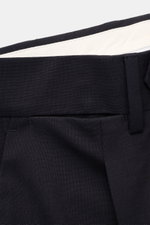 Close-up view of the waistband interior and belt loop of PT Torino Wool trousers 'Union Fit' navy, showing smooth fabric and stitching.

Description: <p>The 'Union Fit' from trouser specialists PT TORINO is the perfect choice for the coming season. The li